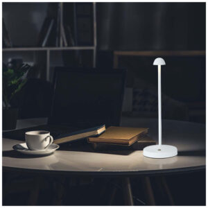 V-TAC Επιτραπέζιο Φωτιστικό 1.6W 130lm 120° IP20 CCT 3σε1 Επαναφορτιζόμενο Touch Dimmable Άσπρο Σώμα 10329