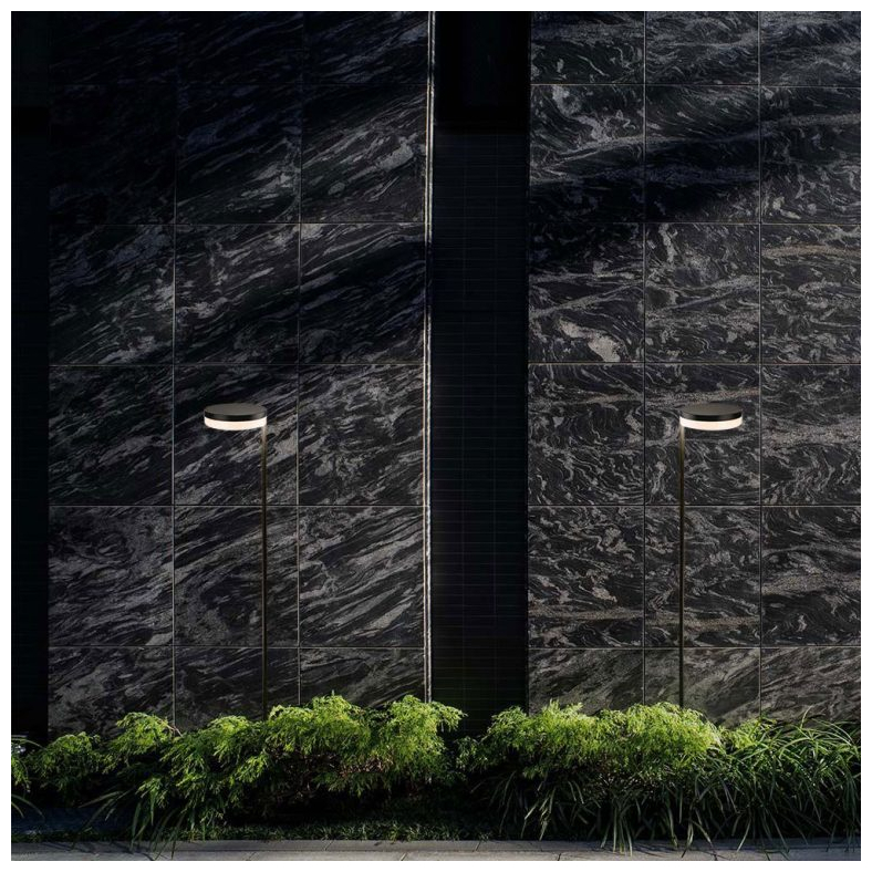 V-TAC Ηλιακό Επιδαπέδιο Φωτιστικό Κήπου Στύλος LED 2W 120lm IP54 Μαύρο 23011