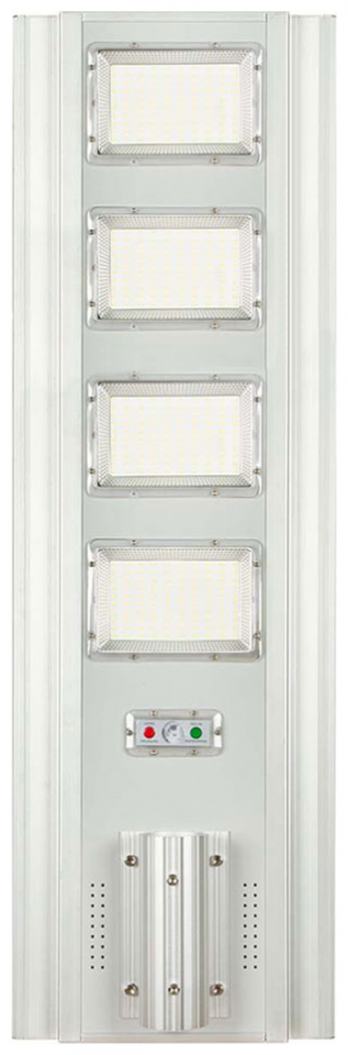 V-TAC Ηλιακό Φωτιστικό Δρόμου LED 400W 120° 4300lm IP65 με Αισθητήρα Κίνησης και Τηλεχειριστήριο Φυσικό Λευκό Γκρι Σώμα 6759