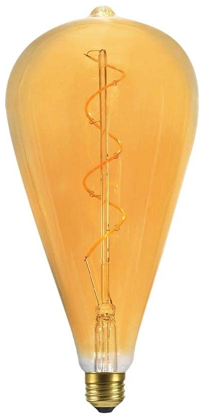 V-TAC Λάμπα LED E27 Filament ST120 4W 2700K θερμό λευκό γυαλί amber SKU 23172
