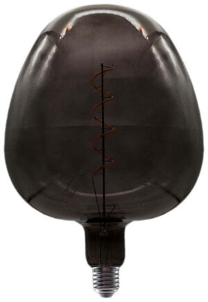 V-TAC Λαμπα LED Filament E27 4W 230V 300° IP20 APPLE SHAPE Μαύρο Γυαλί 8064