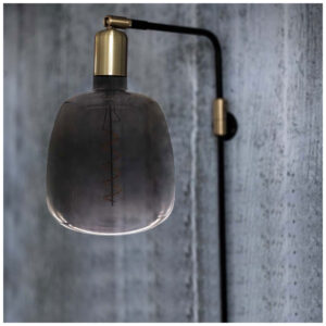 V-TAC Λαμπα LED Filament E27 4W 230V 300° IP20 VASE SHAPE Μαύρο Γυαλί 8056