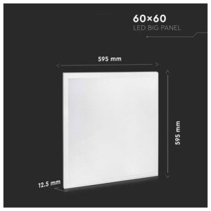 V-TAC Πάνελ LED 40W 230V 110° 4950lm IP20 Τετράγωνο 60x60cm Ψυχρό Λευκό 216025