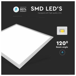 V-TAC Πάνελ LED 40W 230V 110° 4950lm IP20 Τετράγωνο 60x60cm Ψυχρό Λευκό 216025