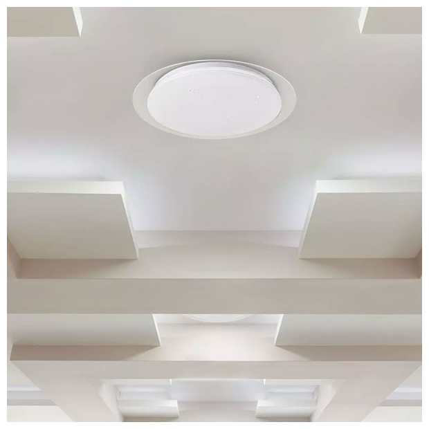 V-TAC Πλαφονιέρα Οροφής LED 72W 230V 360° 7200lm IP20 Ø670x80mm Πλαστική Στρογγυλή Starry Cover με Εναλλαγή Χρωμάτων & Χειριστήριο Dimmable 2114951