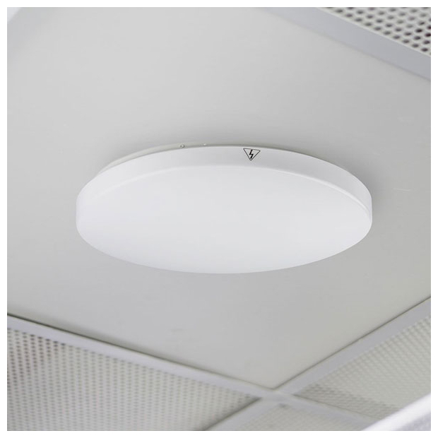 V-TAC Πλαφονιέρα Στρογγυλή LED 15W 230V 110° 1850lm IP44 Samsung Chip Ζεστό Λευκό 2113889