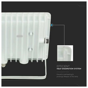 V-TAC Προβολέας LED F-Class 200W φυσικό λευκό 4000K λευκό σώμα 6735