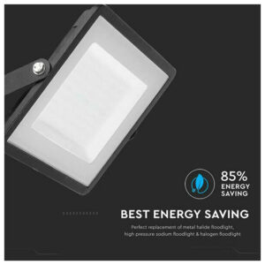 V-TAC Προβολέας LED Samsung chip 300W φυσικό λευκό 4000K μαύρο σώμα 21422