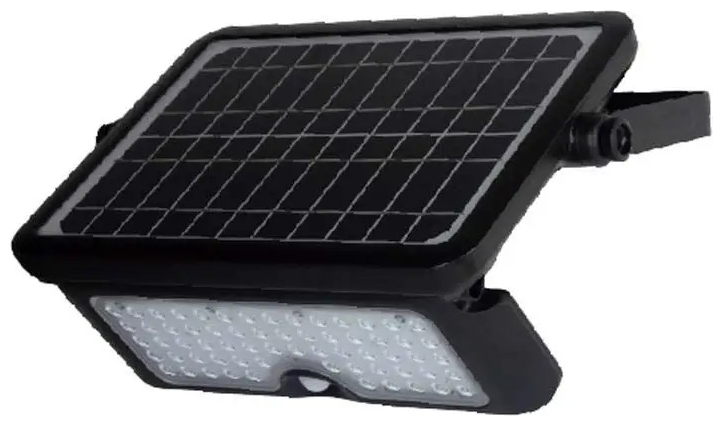 V-TAC Προβολέας LED ηλιακός 10W φυσικό λευκό 4000K μαύρο σώμα με ανιχνευτή 9869