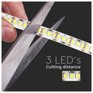 V-TAC Ταινία LED SMD 12V 17W 1700lm/m 204LEDs/m 120° IP20 Ψυχρό Λευκό 212463 (5 μέτρα)