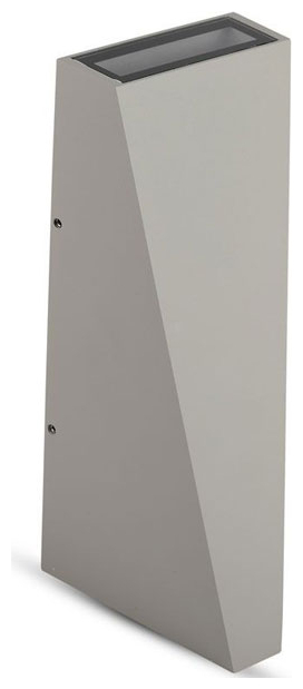 V-TAC Φωτιστικό LED Aπλίκα Τοίχου 6W 230V 120° 450lm IP65 Up-Down Γκρι Σώμα Ζεστό Λευκό 218299