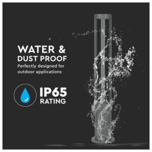 V-TAC Φωτιστικό Αδιάβροχο LED COB 10W 450lm 80cm IP65 Ζεστό Λευκό Γκρι Σώμα 218328