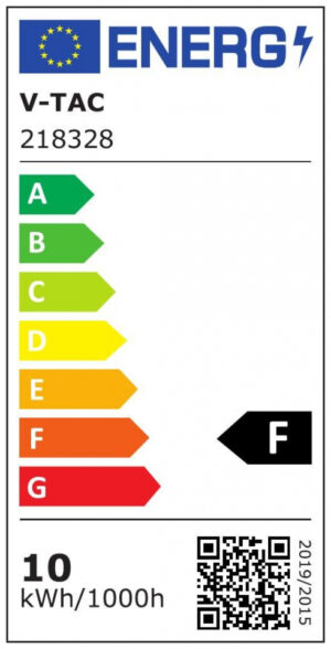 V-TAC Φωτιστικό Αδιάβροχο LED COB 10W 450lm 80cm IP65 Ζεστό Λευκό Γκρι Σώμα 218328