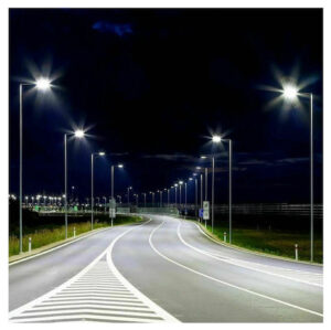 V-TAC Φωτιστικό Δρόμου LED SLIM 100W 120° 13500lm Samsung Chip Ψυχρό Λευκό Γκρι Σώμα IP65 21961