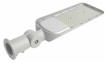 V-TAC Φωτιστικό Δρόμου LED SLIM 150W 100° 16500lm IP65 Samsung Chip Ψυχρό Λευκό Γκρι Σώμα 20429