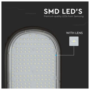 V-TAC Φωτιστικό Δρόμου LED SMD 100W 8400lm 110° Samsung Chip Φυσικό Λευκό IP65 21535