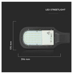 V-TAC Φωτιστικό Δρόμου LED SMD 50W 4200lm 110° Samsung Chip Φυσικό Λευκό IP65 21539