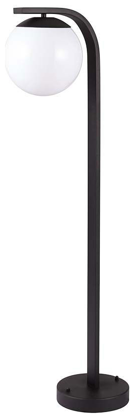 V-TAC Φωτιστικό Κήπου Στύλος E27 Στρογγυλό Μαύρο Ματ 10421