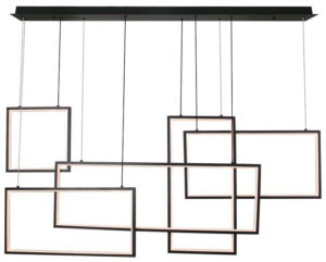 V-TAC Φωτιστικό Κρεμαστό LED 45W 230V 4800lm IP20 Dimmable Ζεστό Λευκό Μαύρο Σώμα 15344