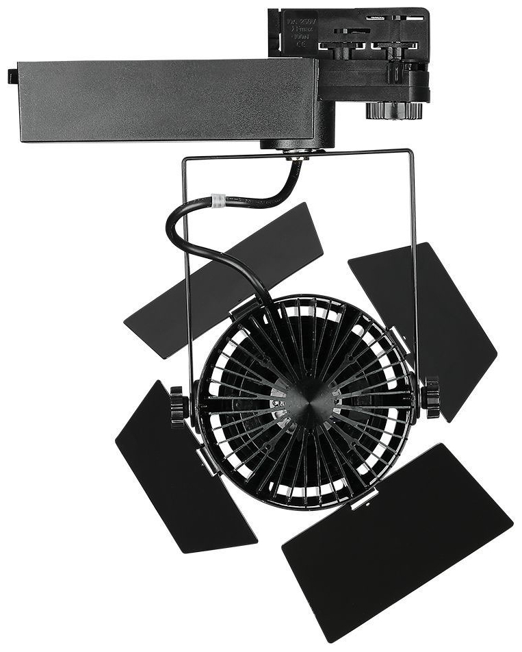 V-TAC Φωτιστικό Σποτ Τριφασικής Ράγας LED COB 33W 230V 3000lm 24°-60° IP20 Samsung Chip Μαύρο Σώμα Φυσικό Λευκό 21372