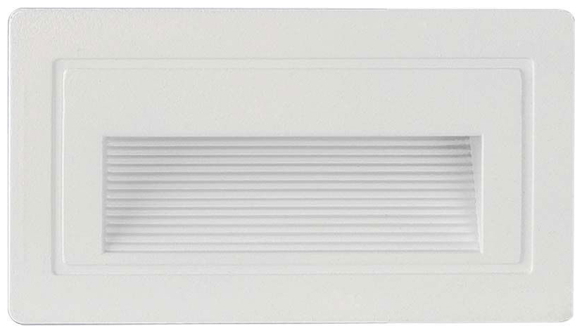 V-TAC Φωτιστικό για Σκαλοπάτια LED – Step Light LED 3W 230V 180lm 270° IP65 Ορθογώνιο Ζεστό Λευκό Άσπρο Σώμα 10378