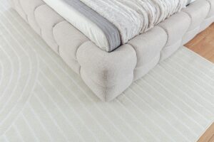 Υπέρδιπλο Κρεβάτι Magner με αποθηκευτικό χώρο για στρώμα 180x200cm, Μπεζ 211x103x237cm - BOG4587