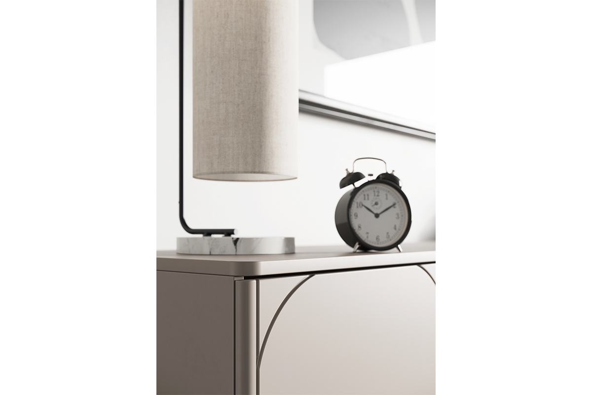 Μπουφές Sorena II Μπεζ 150x82x45cm με στρογγυλά πόδια & εσωτερικά ράφια - BOG4589