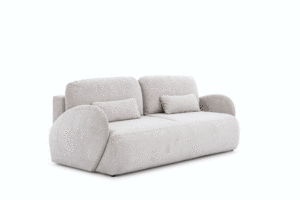 Διθέσιος Καναπές-Κρεβάτι Daniela με αποθηκευτικό χώρο 212x88x108cm Γκρι-Μπεζ - BOG4215