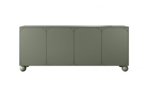 Μπουφές Sorena II Λαδί 200x82x45cm με στρογγυλά πόδια, 4 εσωτερικά συρτάρια & εσωτερικά ράφια - BOG4589