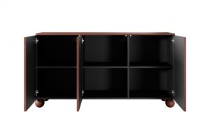 Μπουφές Sorena II Κεραμιδί 150x82x45cm με στρογγυλά πόδια & εσωτερικά ράφια - BOG4589