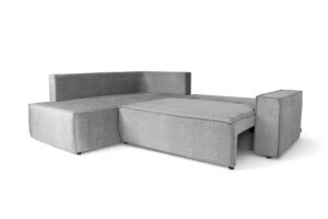 Γωνιακός Καναπές-Κρεβάτι Fabio με αποθηκευτικό χώρο, Γκρι - Αριστερή Γωνία - BOG4589