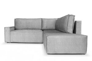 Γωνιακός Καναπές-Κρεβάτι Fabio L / Γκρι/ Δεξιά γωνία 283x90x144– BOG4129