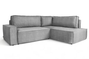 Γωνιακός Καναπές-Κρεβάτι Fabio L / Γκρι/ Δεξιά γωνία 283x90x144– BOG4129