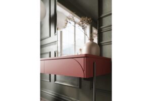 Τουαλέτα Sorena Κεραμιδί 104x82x45cm με μαύρα πόδια - BOG4589