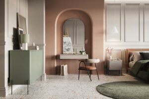 Τουαλέτα Sorena Μπεζ 104x82x45cm με μαύρα πόδια - BOG4589