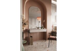 Τουαλέτα Sorena Μπεζ 104x82x45cm με μαύρα πόδια - BOG4589