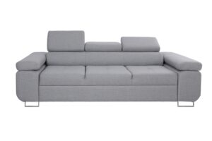 Καναπές/Κρεβάτι Anna / Γκρι/Ασημί πόδια 255x98x100 BOG6989