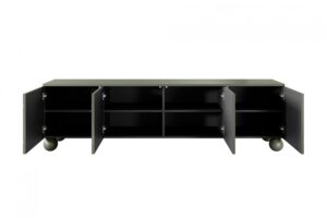 Έπιπλο Τηλεόρασης Sorena II Λαδί 200x57x45cm με στρογγυλά πόδια - BOG4589