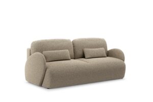 Διθέσιος Καναπές-Κρεβάτι Daniela με αποθηκευτικό χώρο 212x88x108cm Μπεζ - BOG4215