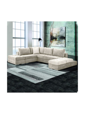 Γωνιακό Σαλόνι Π Artemis, αναστρέψιμος, γκρι 350x300 200Χ60