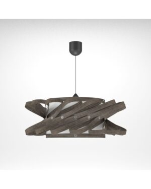 Φωτιστικό Κρεμαστό Majorka Μονόφωτο Γκρί (PP-PVC) Ε27 58x58x80cm