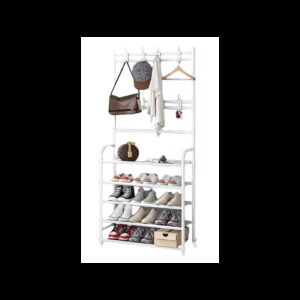 ΜΕΤΑΛΛΙΚΗ ΠΑΠΟΥΤΣΟΘΗΚΗ/ΡΑΦΙΕΡΑ 5 ΕΠΙΠΕΔΩΝ ΜΑΥΡΗ 60cm TM0098