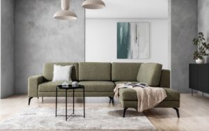 Γωνιακός Καναπές-Κρεβάτι Elento L Λαδί με αποθηκευτικό 284x219x88cm - Δεξιά Γωνία - BOG6543