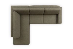 Γωνιακός Καναπές-Κρεβάτι Elento L Λαδί με αποθηκευτικό 284x219x88cm - Αριστερή Γωνία - BOG6543