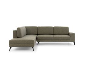 Γωνιακός Καναπές-Κρεβάτι Elento L Λαδί με αποθηκευτικό 284x219x88cm - Αριστερή Γωνία - BOG6543