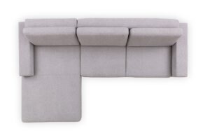 Γωνιακός Καναπές-Κρεβάτι Elento Mini Γκρι-Μπεζ με αποθηκευτικό 291x176x88cm - Αριστερή Γωνία - BOG6543