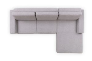 Γωνιακός Καναπές-Κρεβάτι Elento Mini Γκρι-Μπεζ με αποθηκευτικό 291x176x88cm - Δεξιά Γωνία - BOG6543
