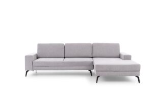 Γωνιακός Καναπές-Κρεβάτι Elento Mini Γκρι-Μπεζ με αποθηκευτικό 291x176x88cm - Δεξιά Γωνία - BOG6543