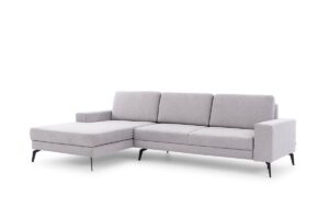 Γωνιακός Καναπές-Κρεβάτι Elento Mini Γκρι-Μπεζ με αποθηκευτικό 291x176x88cm - Αριστερή Γωνία - BOG6543