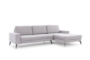 Γωνιακός Καναπές-Κρεβάτι Elento Mini Γκρι-Μπεζ με αποθηκευτικό 291x176x88cm - Δεξιά Γωνία - BOG6543